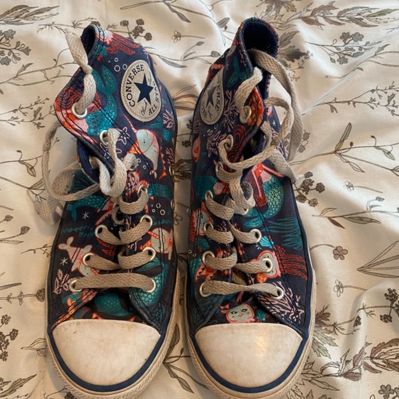 Mermaid converse(SOLD) - Picture 2 of 3